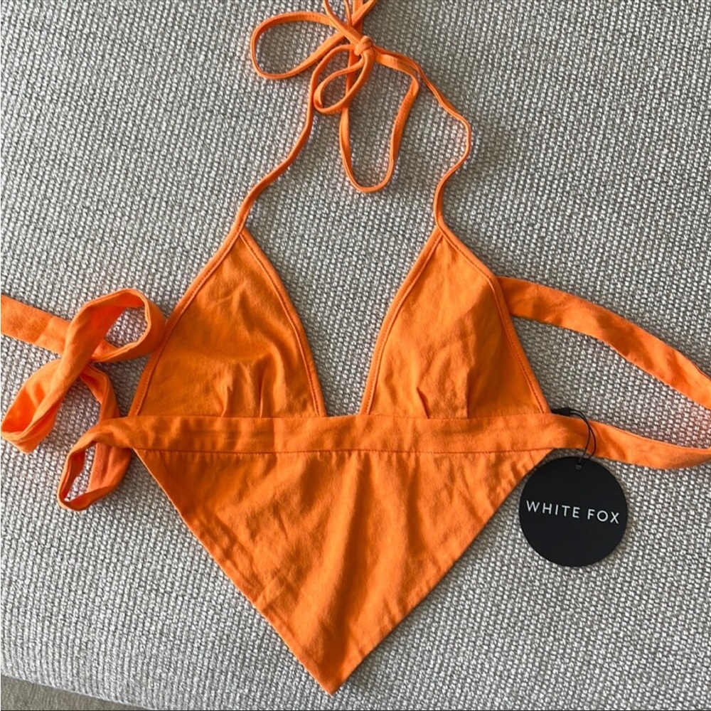 White Fox Triangle Top